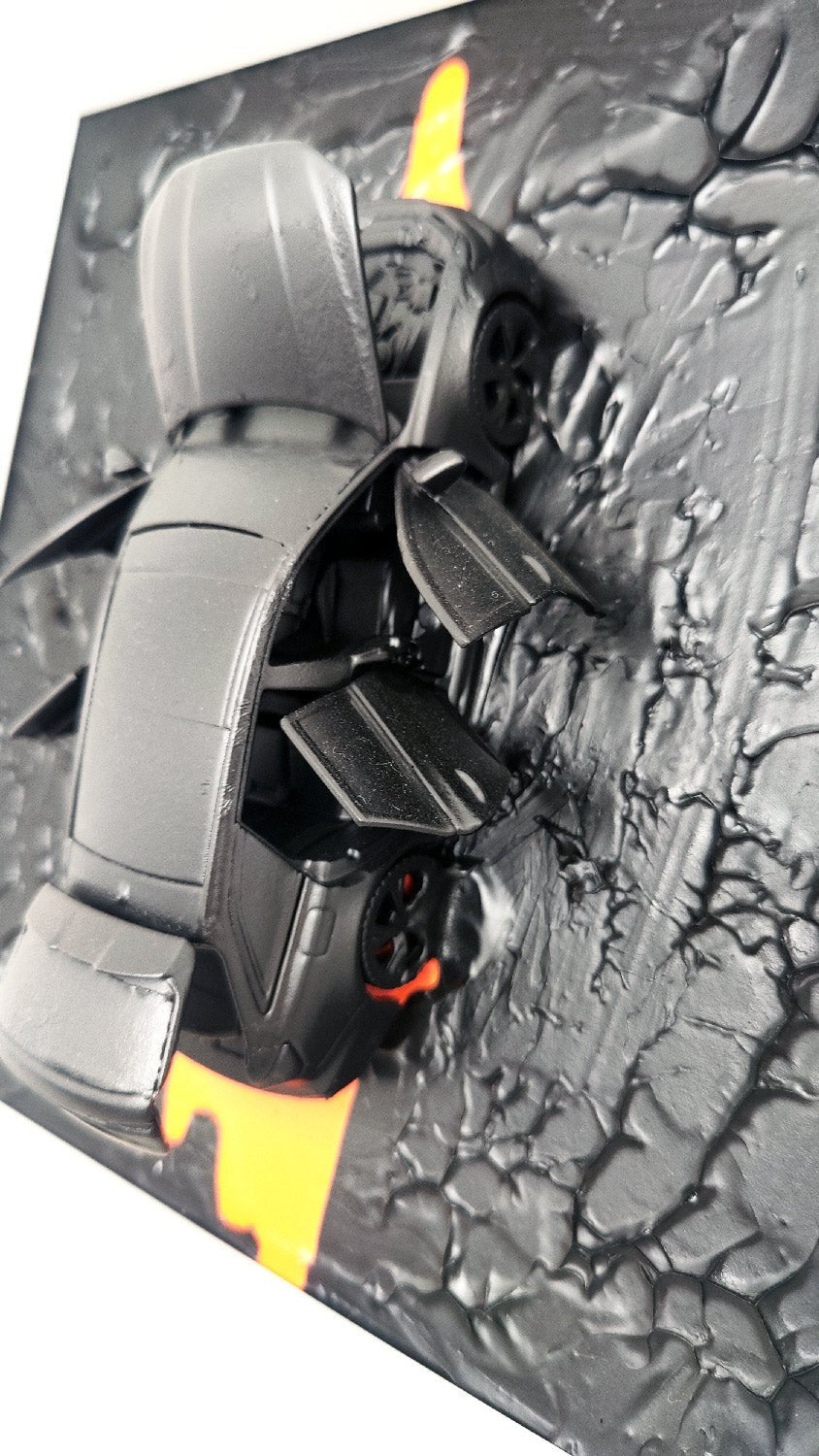 Audi RS6 – Black on Black mit orangefarbenen Highlights - DAPE - ART - SHOP