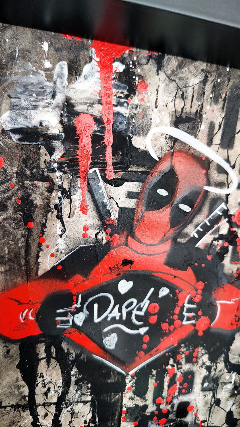 Deadpool Love 30x20cm - DAPE - ART - SHOP
