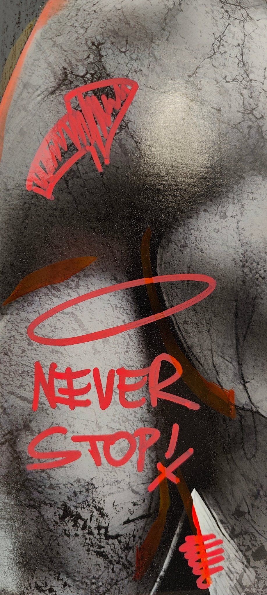 "Fail But Never Stop" (70x50 cm) - DAPE - ART - SHOP