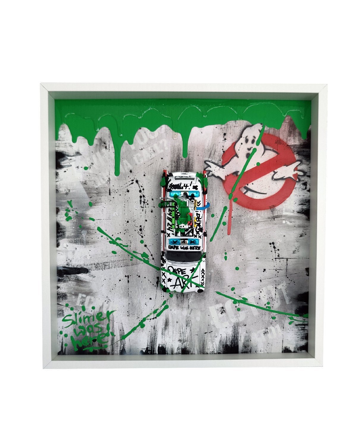 Ghostbusters – Ecto - 1 im Mixed - Media Street - Art - Stil - DAPE - ART - SHOP