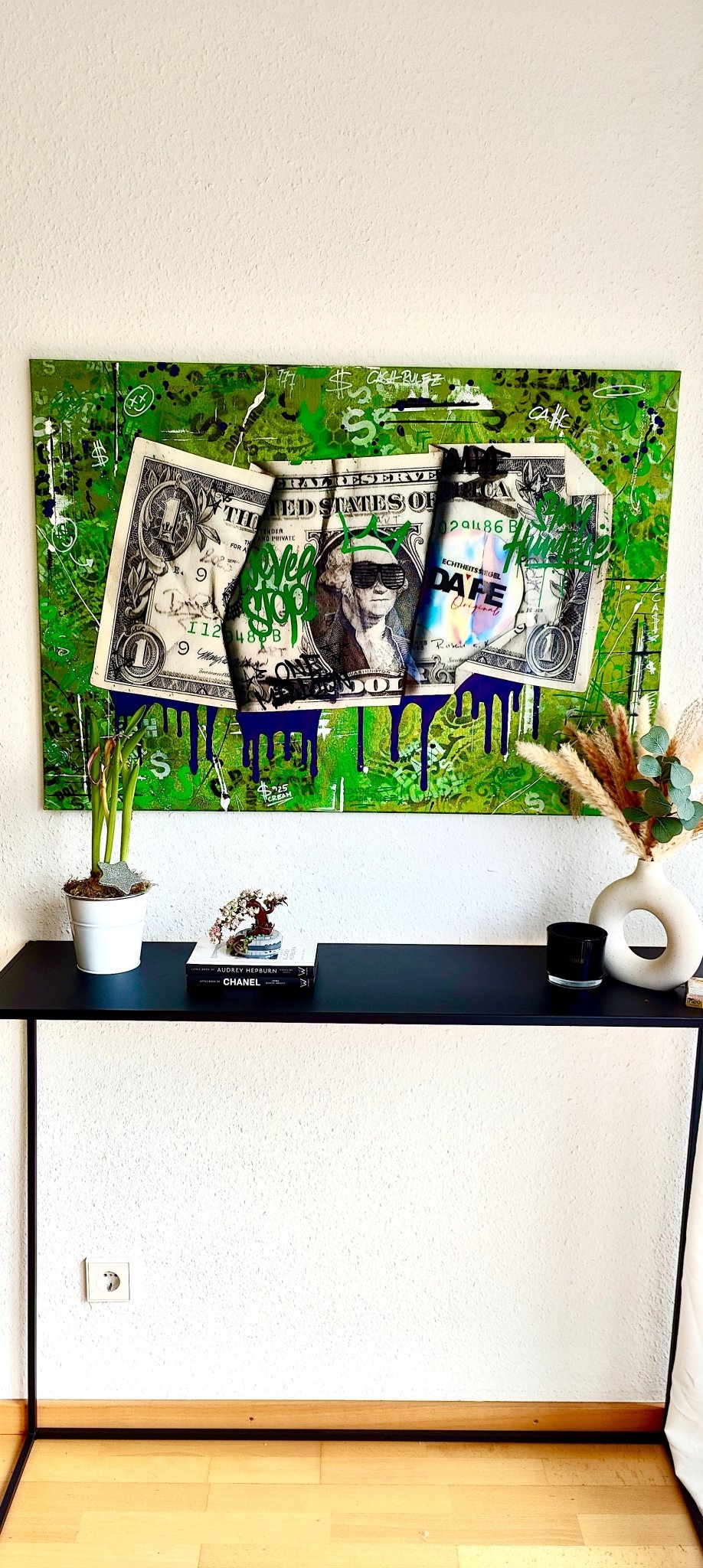 Green Dreams - the Art of Hustle 100x70cm - DAPE - ART - SHOP