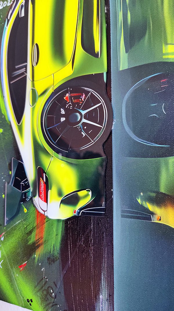 Reflections of Speed – Mercedes GT AMG in Plexiglas - DAPE - ART - SHOP