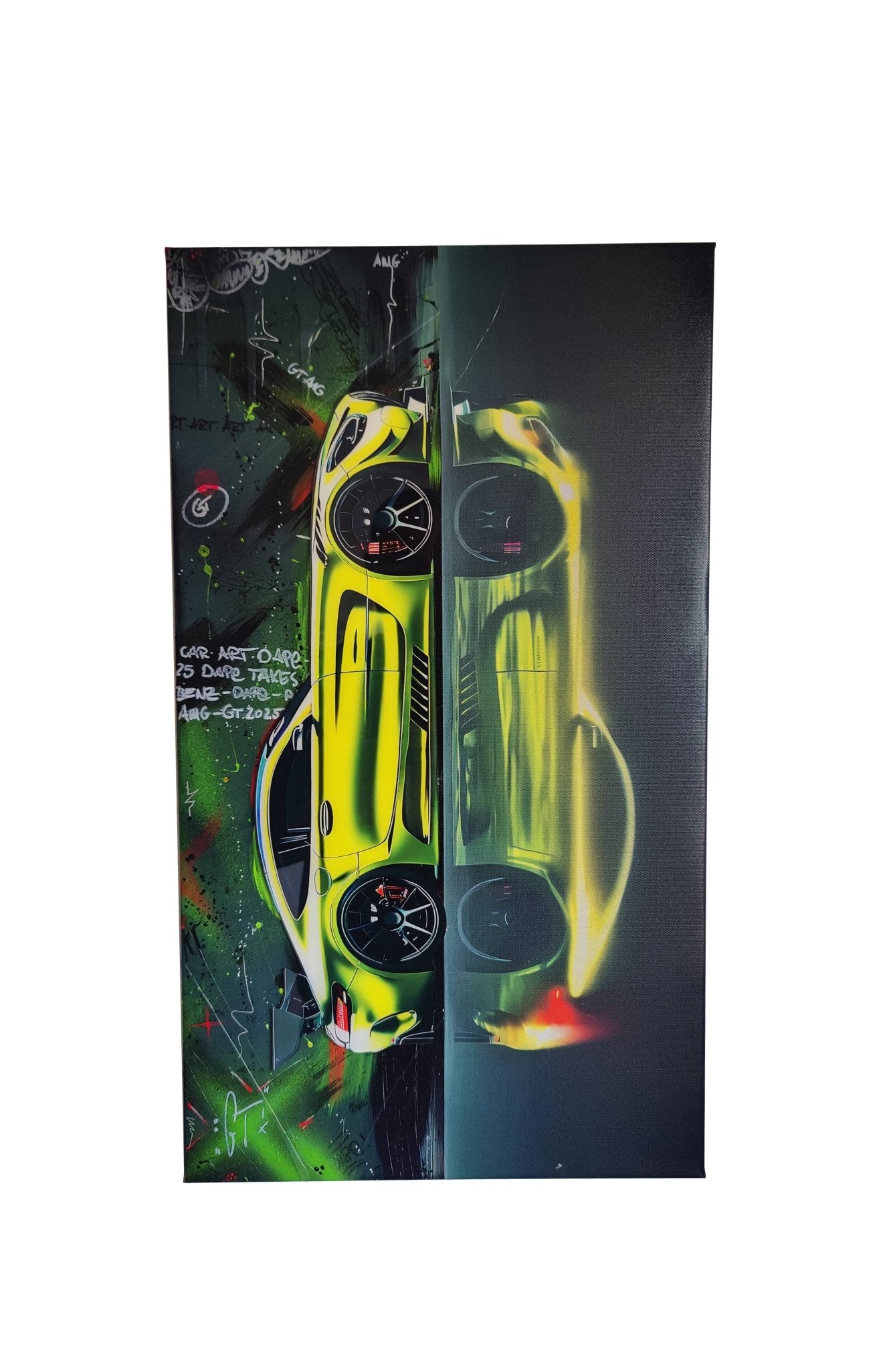 Reflections of Speed – Mercedes GT AMG in Plexiglas - DAPE - ART - SHOP