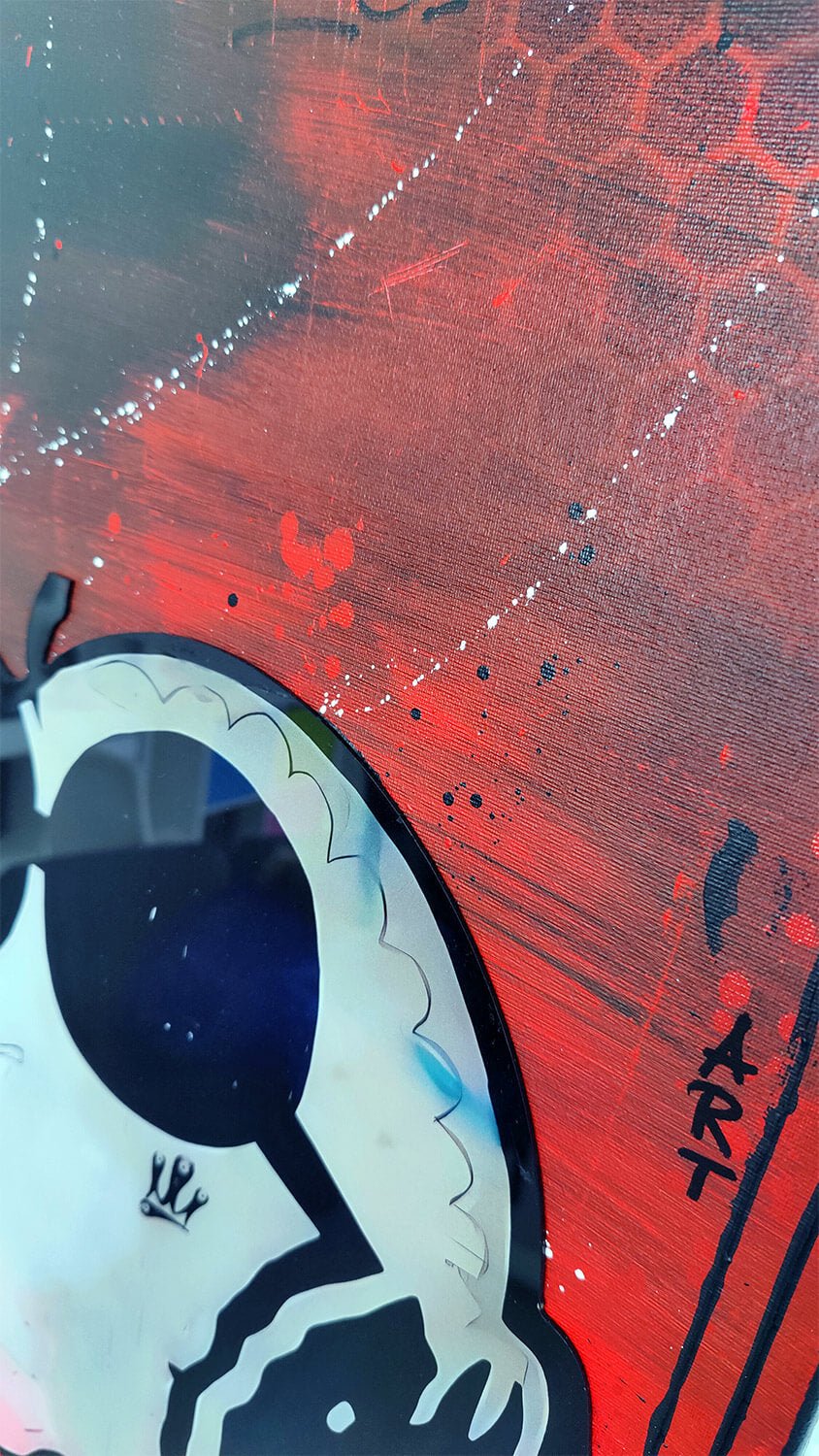 Snoopy mit Attitude 100x80cm - DAPE - ART - SHOP