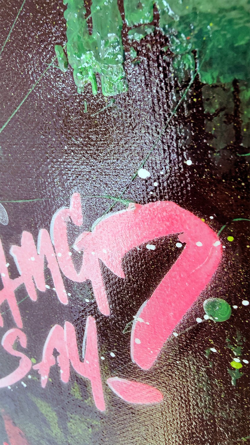 Got Something to Say? – Urban Duck Street Art (50x20cm) - DAPE - ART - SHOP